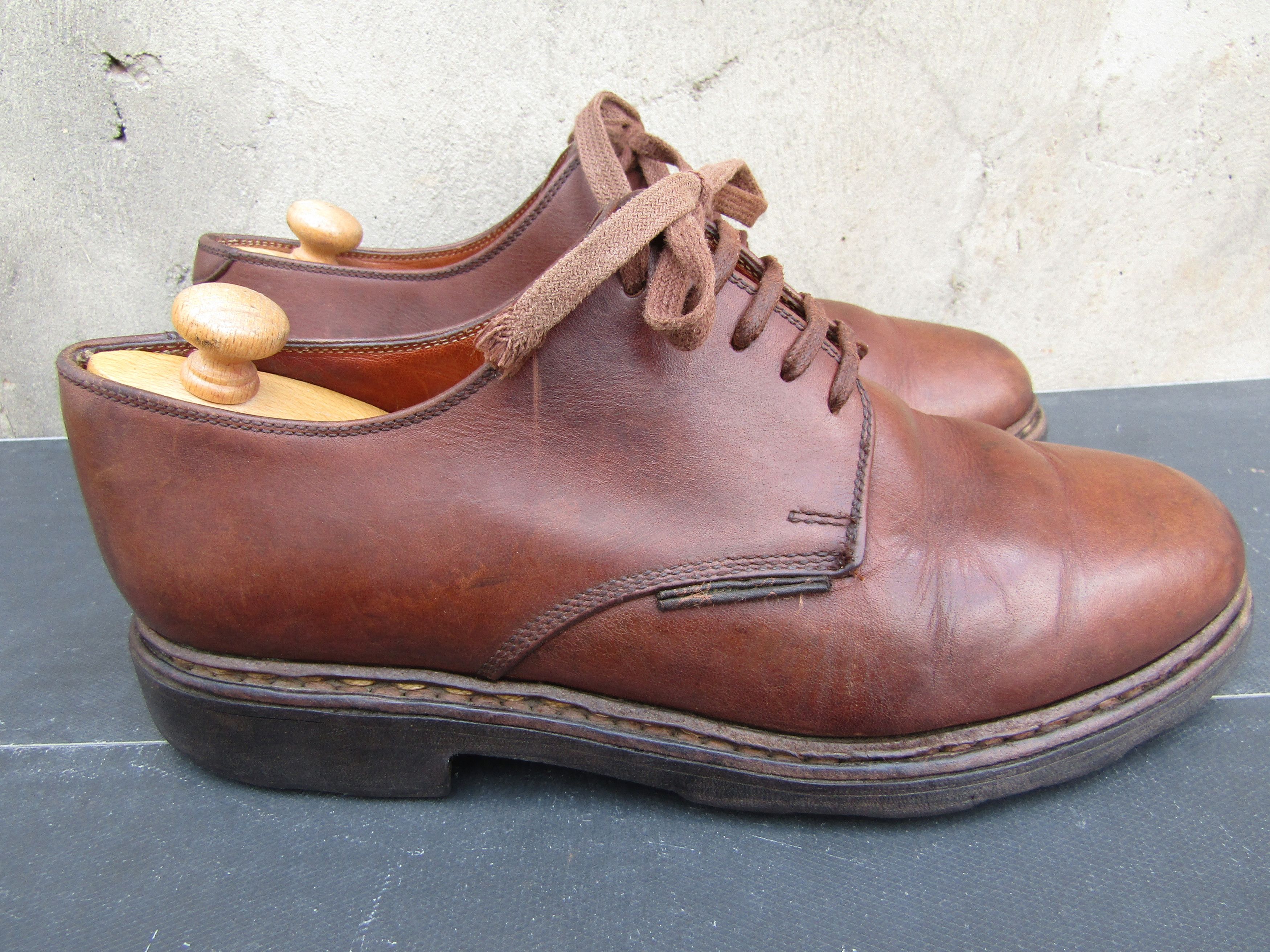 Paraboot Paraboot Vintage Avignon Griff Men's Leather Derby Size US 7 / EU 40 - 4 Thumbnail
