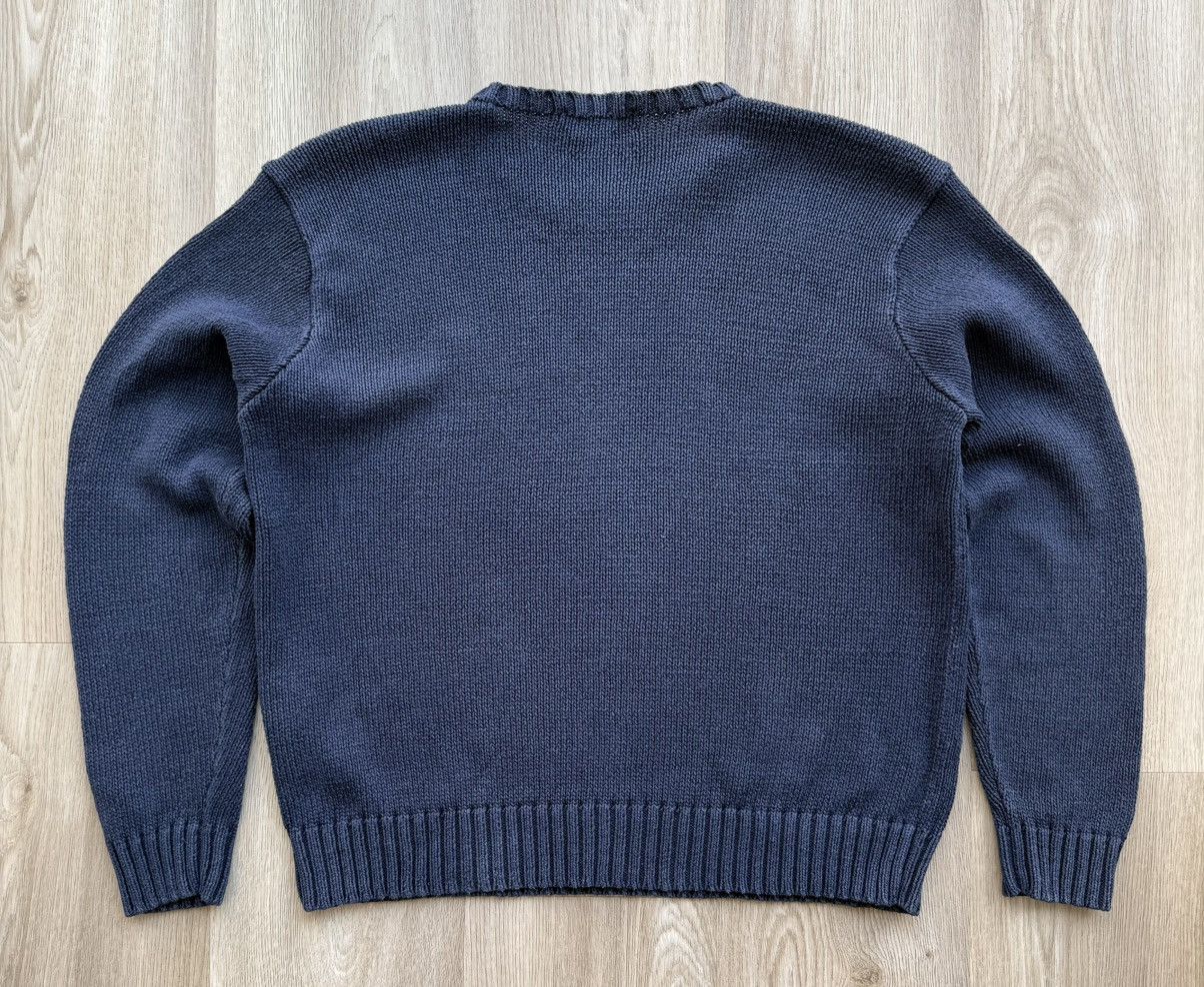 Polo Ralph Lauren Vintage Polo Ralph Lauren Navy Blue Knit Sweater Size US XL / EU 56 / 4 - 7 Thumbnail