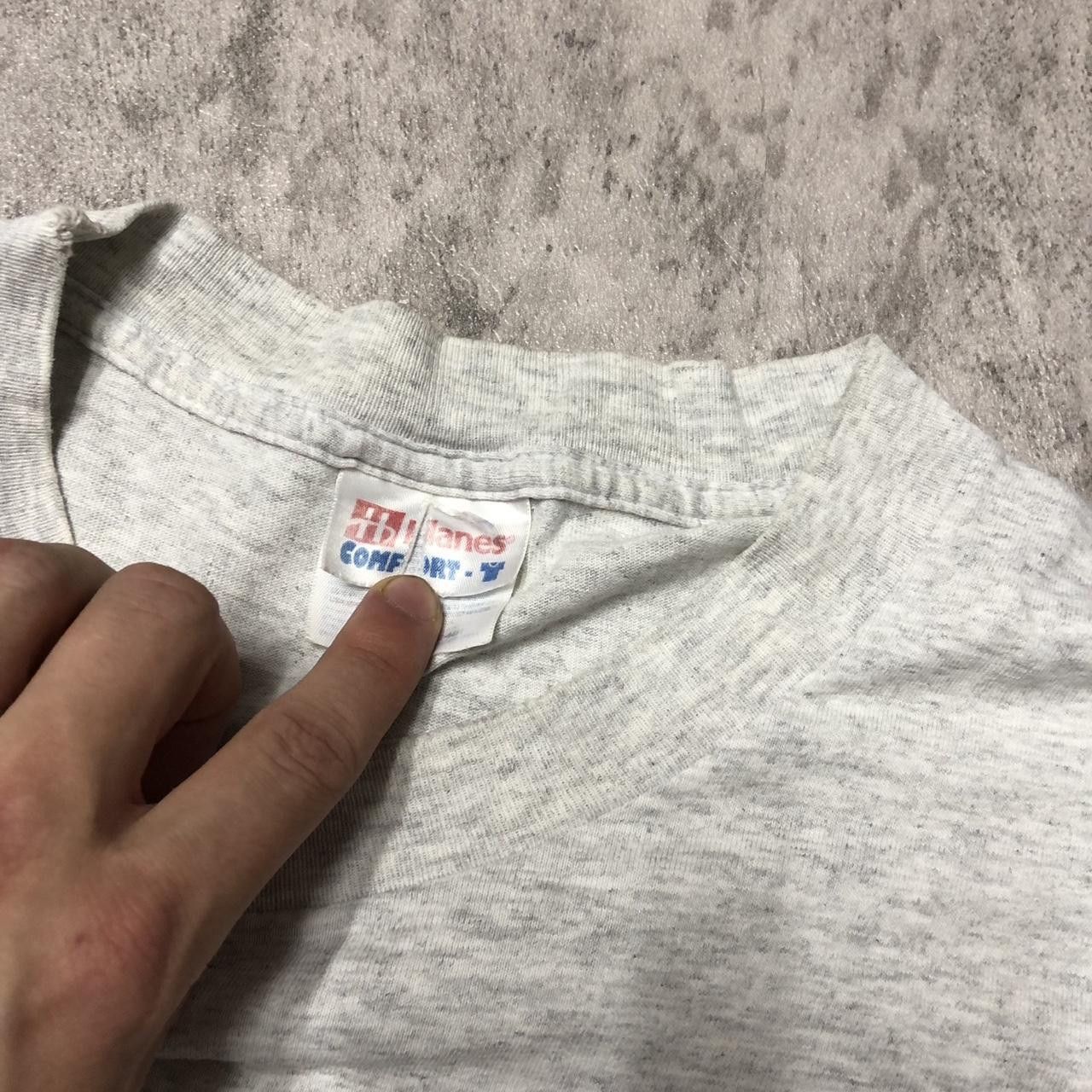 Other Grey vintage 90s single stitch cotton t-shirt clothing Size US L / EU 52-54 / 3 - 3 Thumbnail