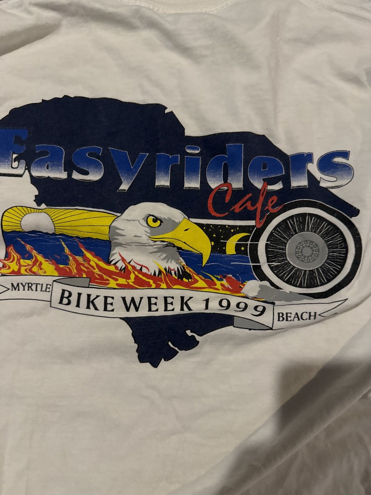 Vintage VINTAGE MYRTLE BEACH BIKE TEE SHIRT Size US XL / EU 56 / 4 - 3 Thumbnail