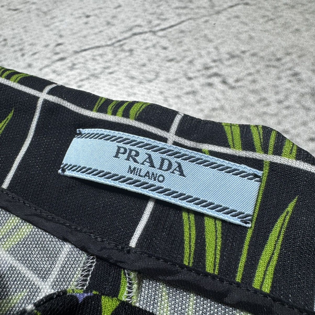 Prada vintage prada Floral Print Jersey Pants flowers print Size 32" / US 10 / IT 46 - 10 Thumbnail