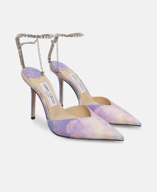 Jimmy Choo Saeda 100 Ankle strap pump Size US 9 / IT 39 - 1 Thumbnail