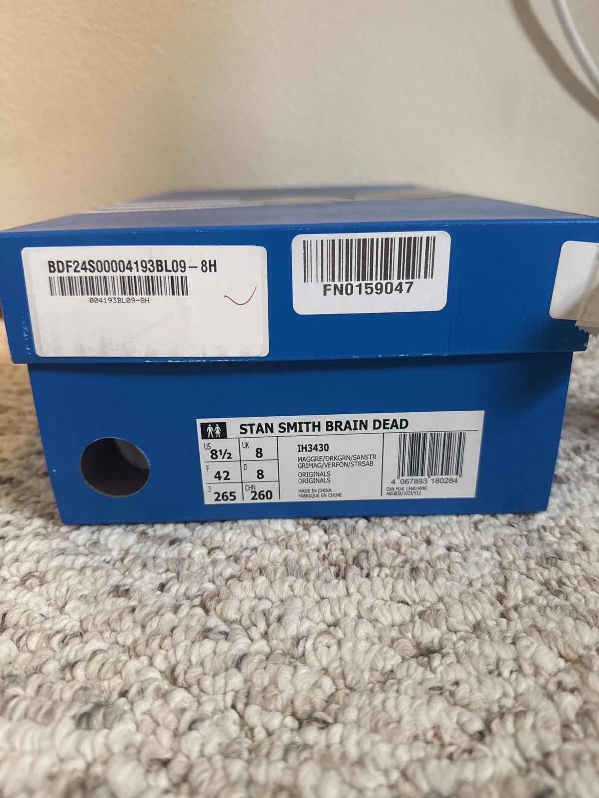Adidas × Brain Dead Adidas x Brain Dead Stan Smith ‘Blue’ Size US 8.5 / EU 41-42 - 9 Thumbnail