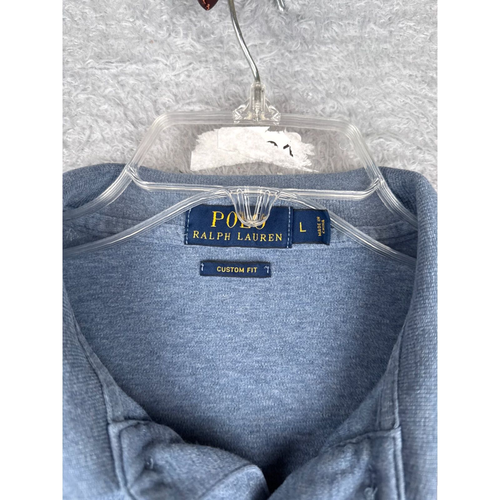 Ralph Lauren VINTAGE Ralph Lauren Polo Shirt Mens Large Blue 100% Cotton Knit Polo Golf Pony Modern American Sports Shirt Mens Large Blue 100% Cotton Knit Size US L / EU 52-54 / 3 - 7 Thumbnail