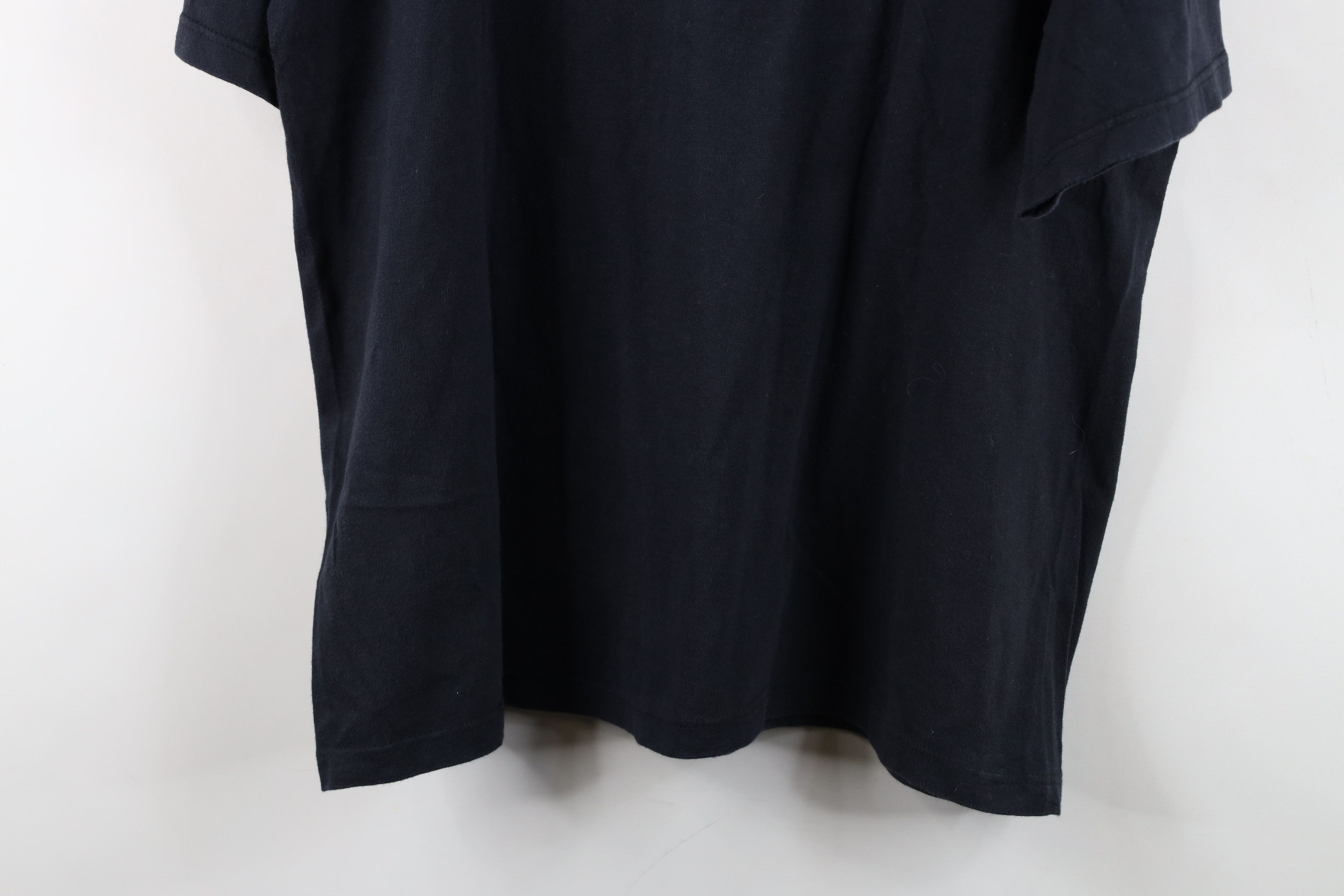 Vintage Vintage 90s Streetwear Blank Pocket T-Shirt Black Cotton USA Size XXL / US 16-18 / IT 52-54 - 13 Thumbnail