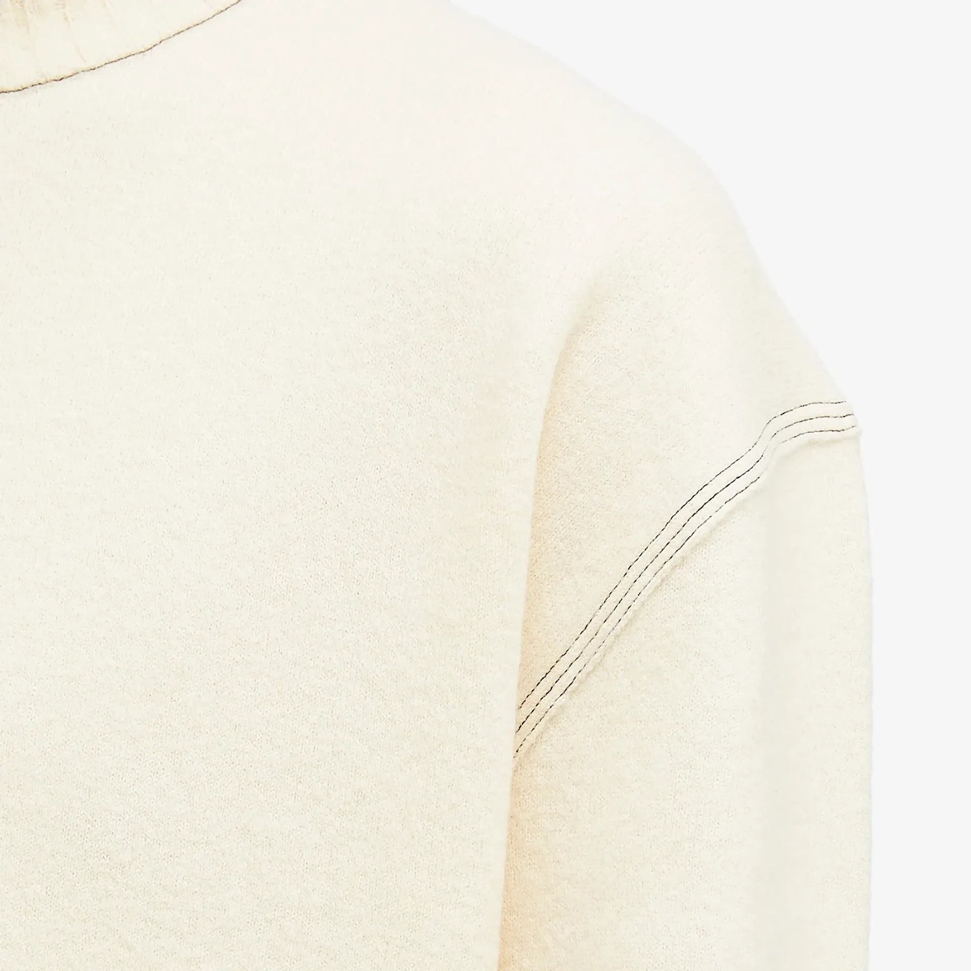 Jil Sander o1loc1c0426 Wool Sweater in Light Beige Size US XL / EU 56 / 4 - 5 Thumbnail