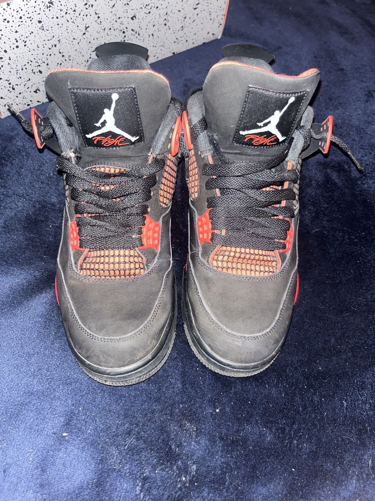 Jordan Brand Black red Thunder 4s. Size US 10 / EU 43 - 5 Thumbnail