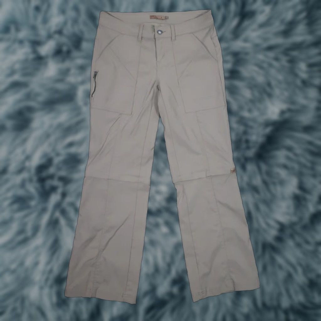 Prana PRANA Pants Womens 6 Brown Bootcut Convertible Shorts Hiking Stretch 31x29 EUC Regular Size 28" / US 6 / IT 42 - 1 Thumbnail