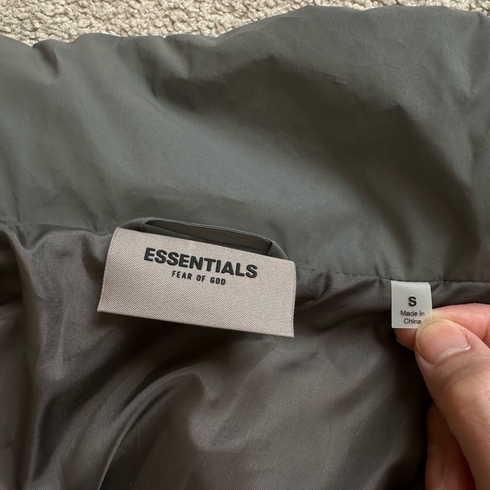 Fear of God Essentials Fear of God 3M Reflective Puffer FW19 Grey Size US S / EU 44-46 / 1 - 6 Thumbnail