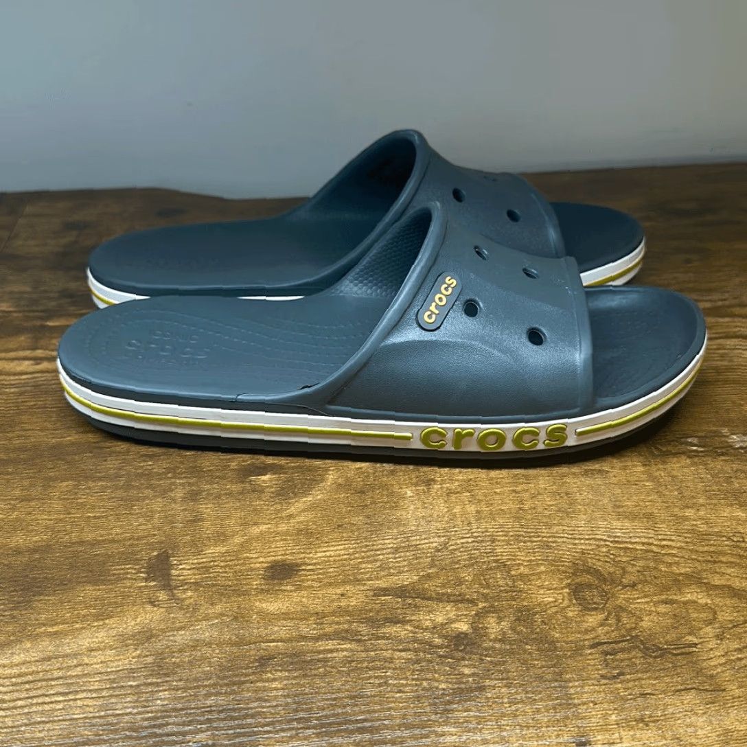 Crocs CROCS Bayaband Slip On Sandals Gray 11 Women Comfort Mule Multicolor Manmade Upper Casual Shoes Size US 11 / IT 41 - 5 Thumbnail