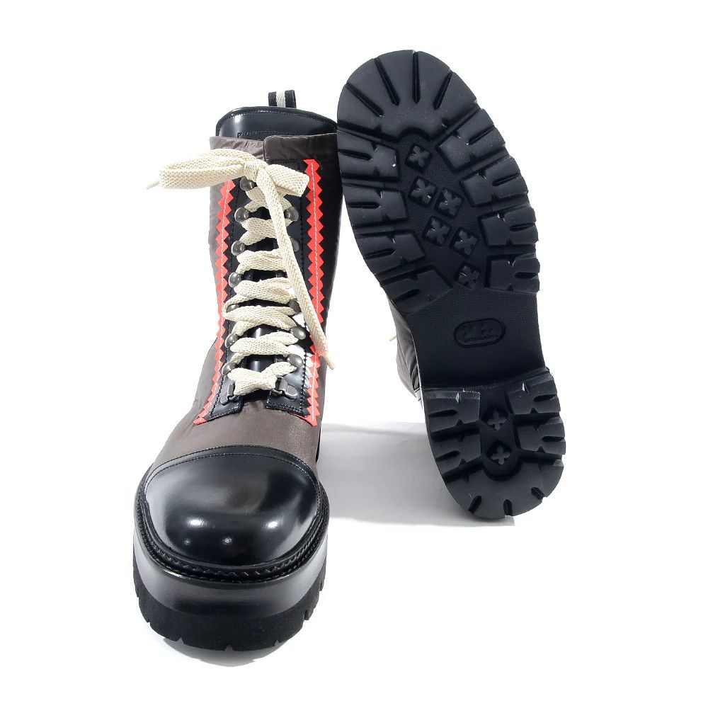 Bally o1y1224 Platform Lace Up Boots in Multicolor Size US 8.5 / EU 41-42 - 2 Thumbnail
