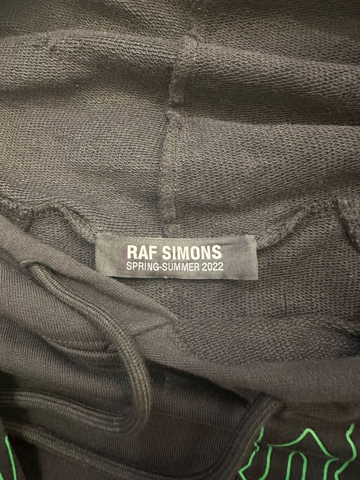 Raf Simons Raf Simons “Grimcrawler” Slogan-Print Layered Hoodie Size US M / EU 48-50 / 2 - 7 Thumbnail