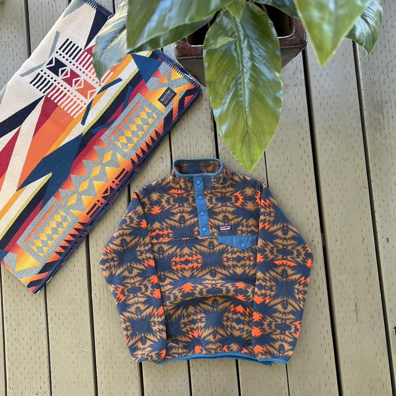 Patagonia PATAGONIA Aztec Western Snap T Pullover Synchilla Sweater Size US S / EU 44-46 / 1 - 3 Thumbnail