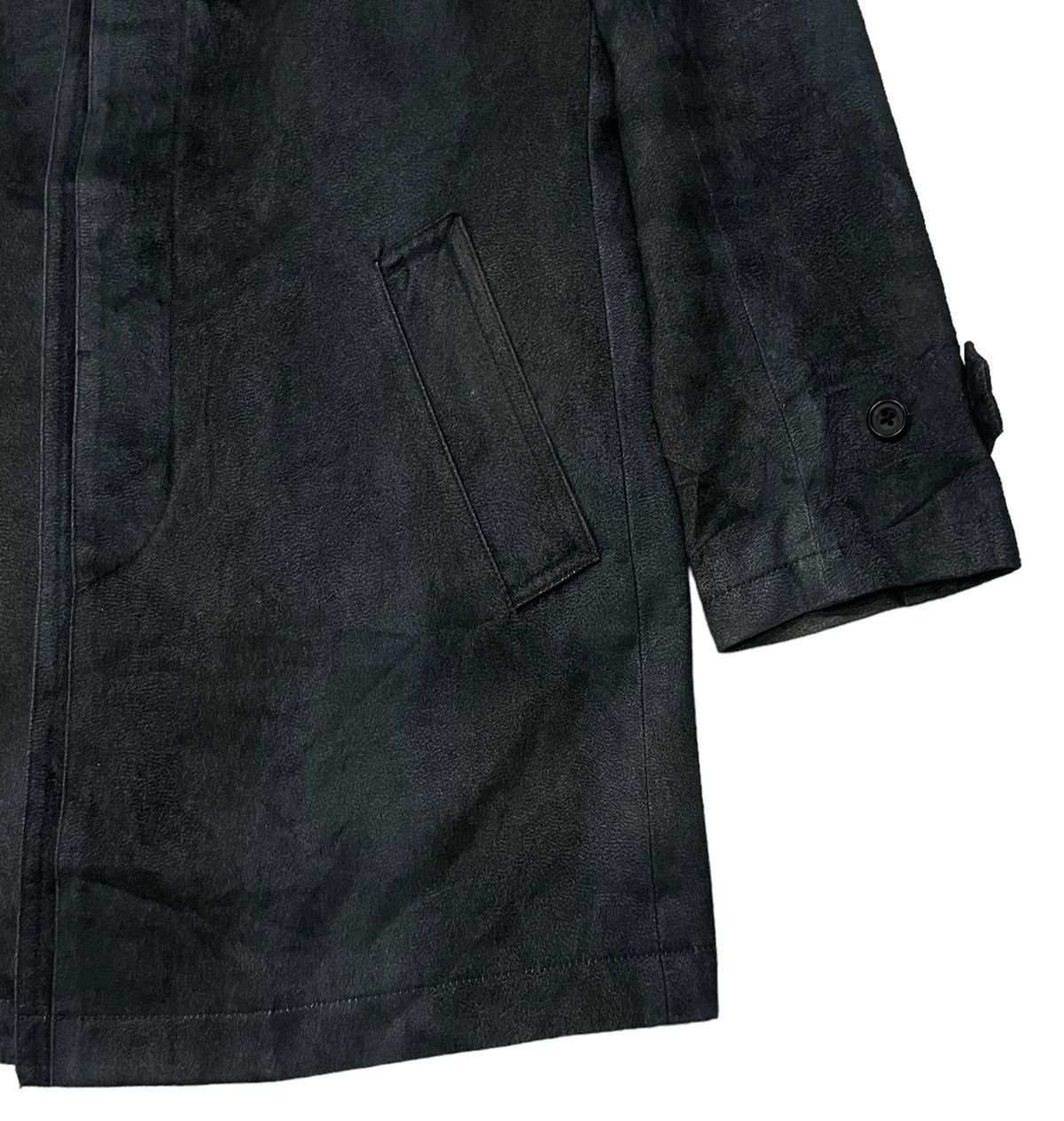 Tornado Mart Vintage Tornado Mart Japan Suede Waxed Long Jacket Size US M / EU 48-50 / 2 - 3 Thumbnail