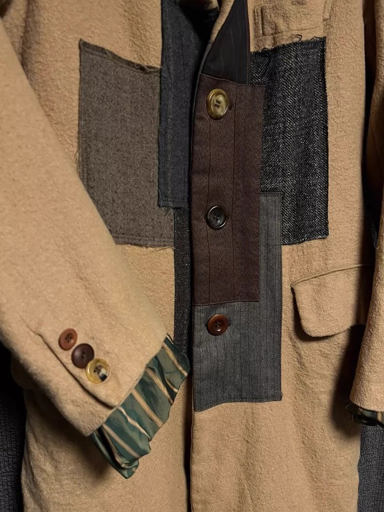 Junya Watanabe Junya Watanabe 13fw Show Wool Patchwork Coat 2501-Nextarro Size US M / EU 48-50 / 2 - 9 Thumbnail