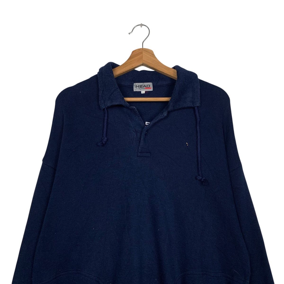 Japanese Brand HEAD Sportswear Embroidery Logo Sweatshirt #2229-C98 Size US L / EU 52-54 / 3 - 4 Thumbnail