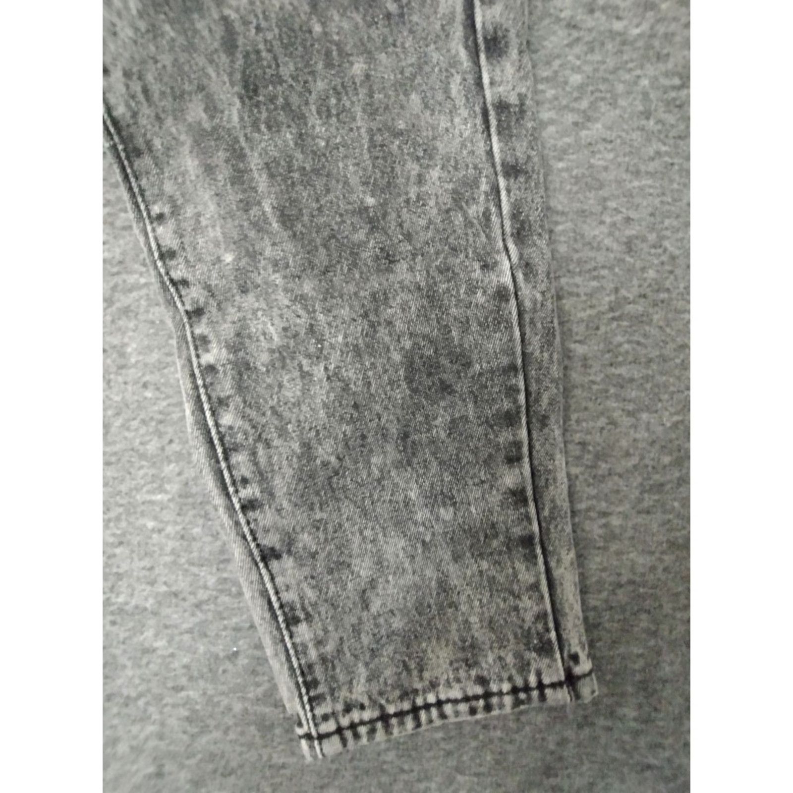 AG Jeans Jeans Brand Jeans Charcoal Gray High Rise Distressed Elastic Waist 5-Pocket Denim Jeans Mens? Size 32" / US 10 / IT 46 - 6 Thumbnail