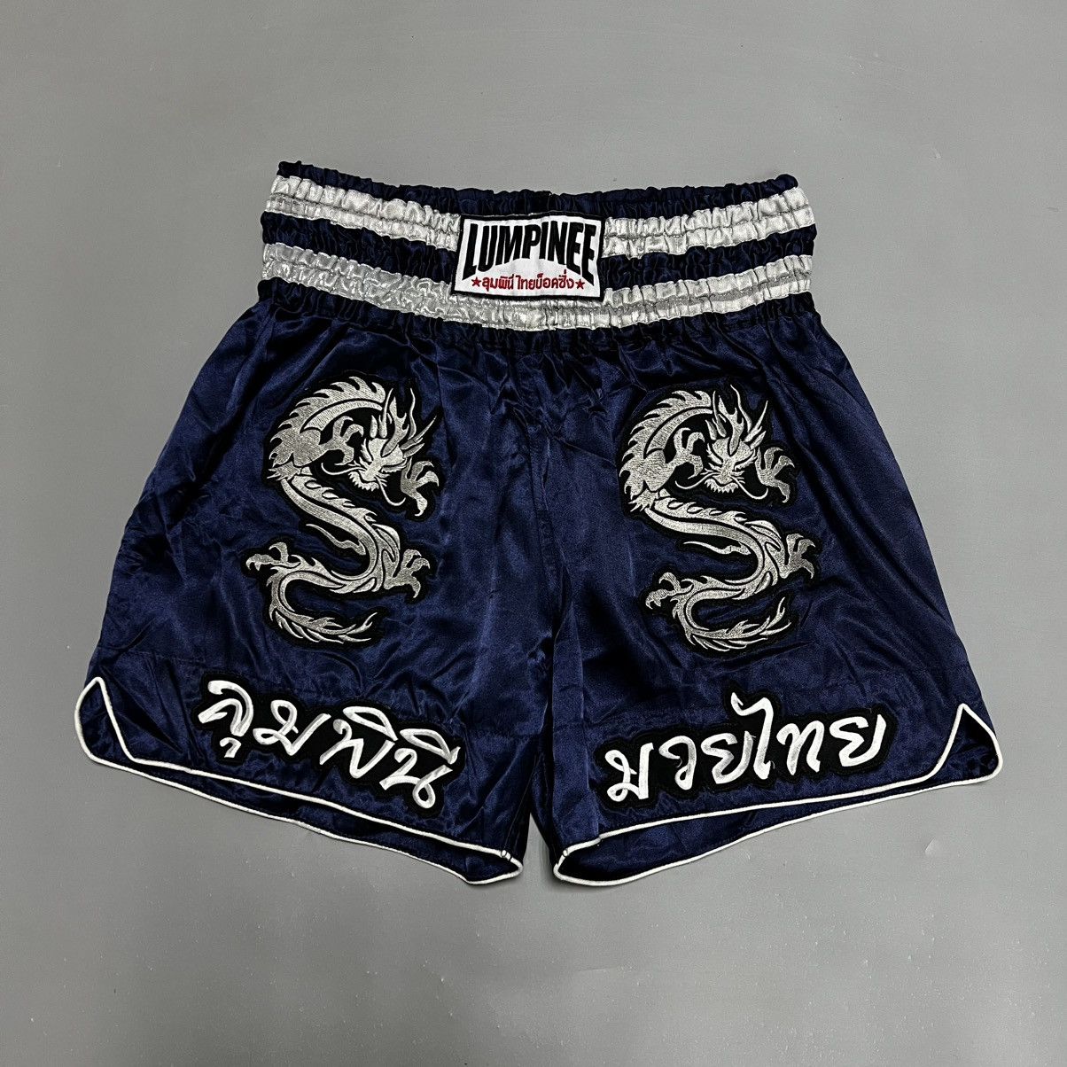 Japanese Brand × Vintage Vintage Muay Thai Shorts LUMPINEE Professional Size US 34 / EU 50 - 1 Thumbnail