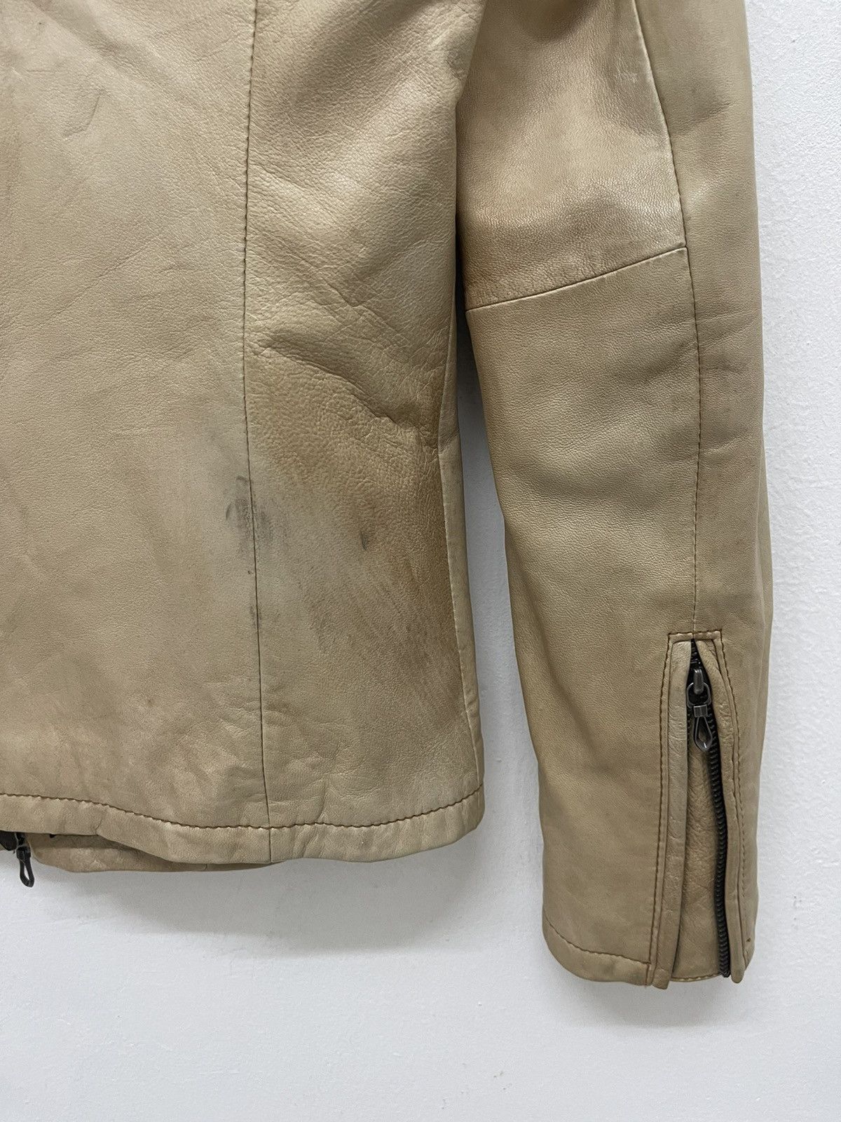 GOSTAR DE FUGA VINTAGE GOSTAR DE FUGA BIKER LEATHER JACKET Size US S / EU 44-46 / 1 - 4 Thumbnail