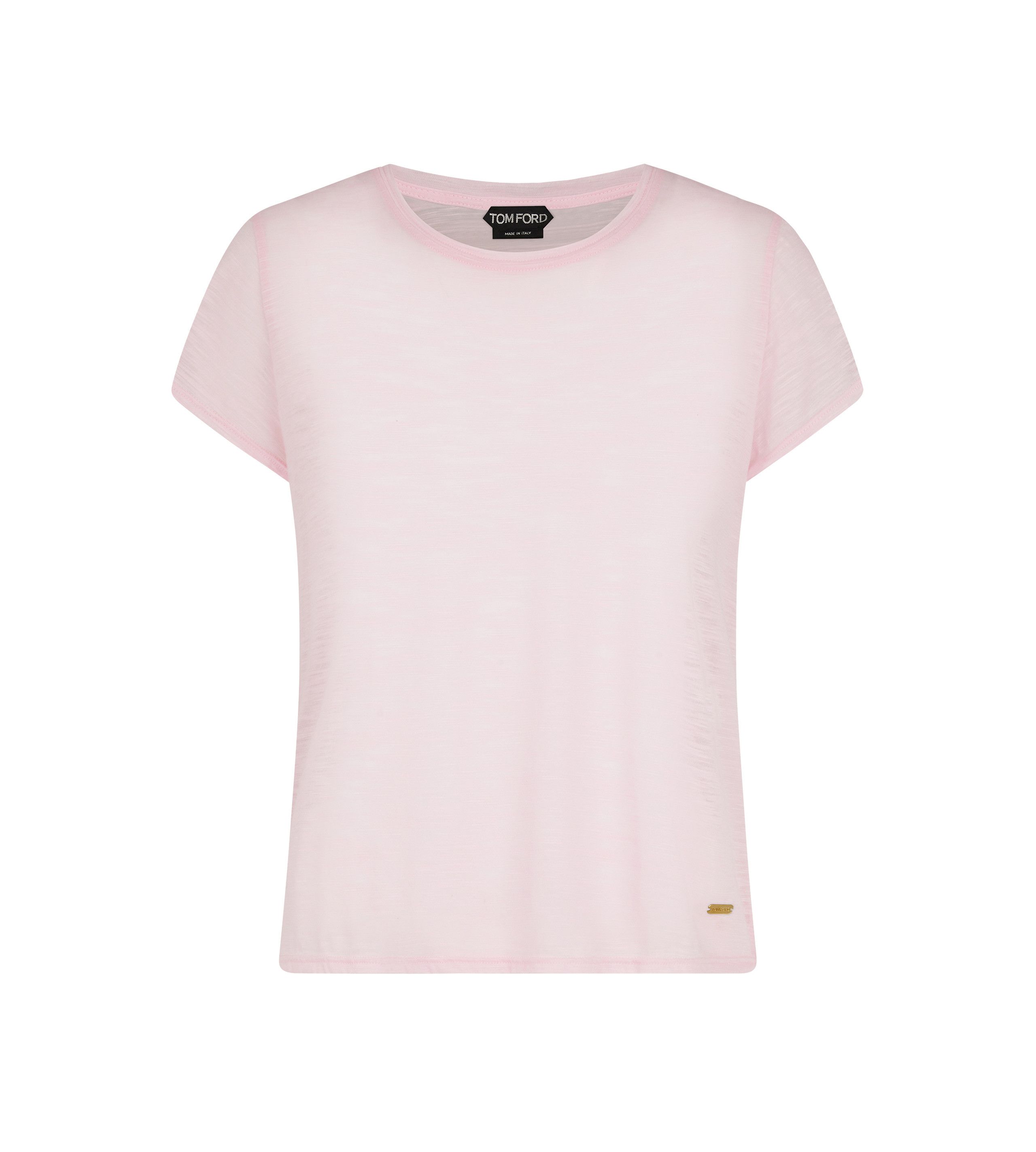 Tom Ford o1w1db10525 TSJ567 Crewneck T-Shirt in Pink Size XS / US 0-2 / IT 36-38 - 1 Preview