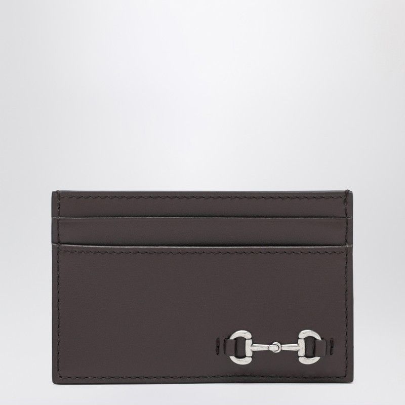 Gucci Gucci Cocoa Cardholder With Horsebit Size ONE SIZE - 1 Thumbnail