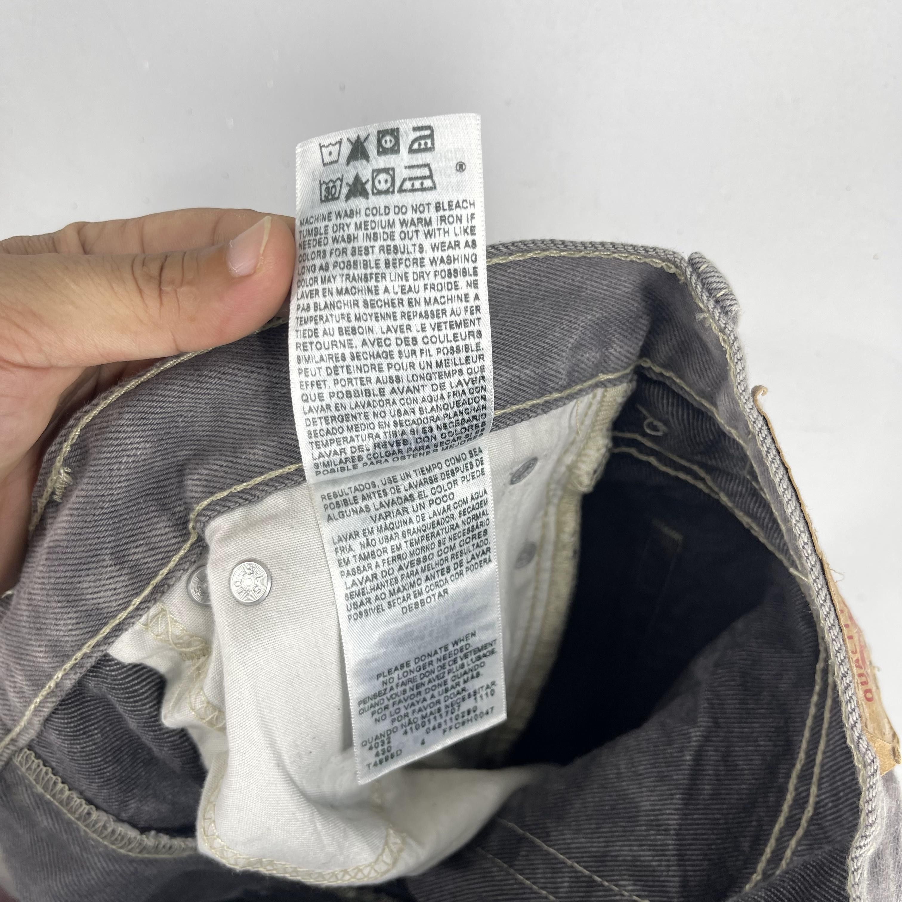 Levi's × Vintage Size 32 Levis 511 Paint Splatter Distressed Slim Fit Jeans Size US 32 / EU 48 - 7 Thumbnail