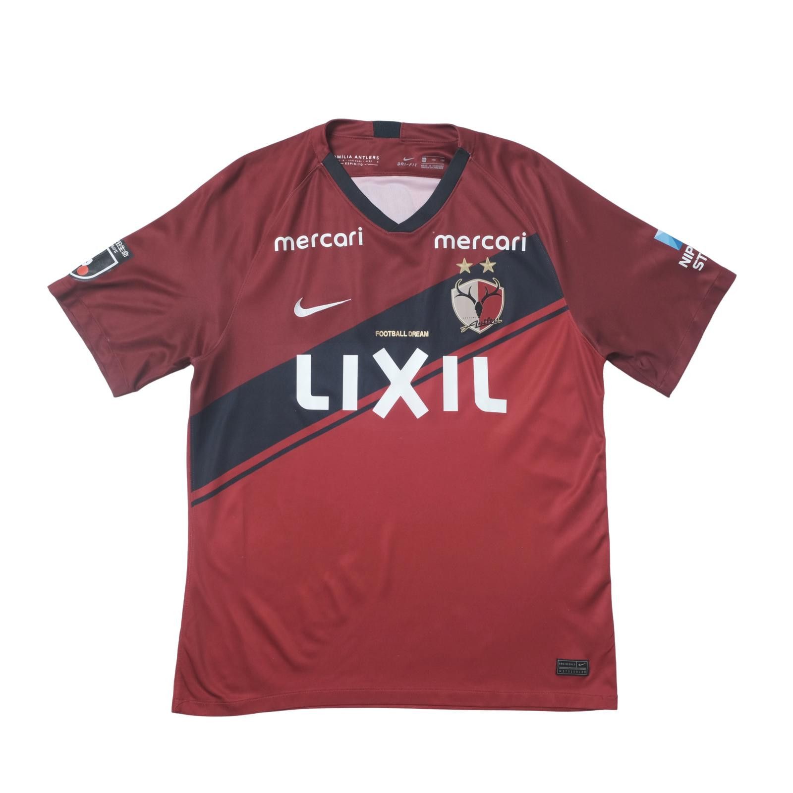 Nike 2020/21 Kashima Antlers Home Shirt J-League (M) Size US M / EU 48-50 / 2 - 1 Thumbnail