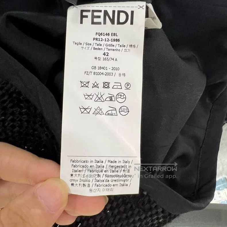 Fendi Fendi Sequined Skirt Size 27" / US 4 / IT 40 - 4 Thumbnail