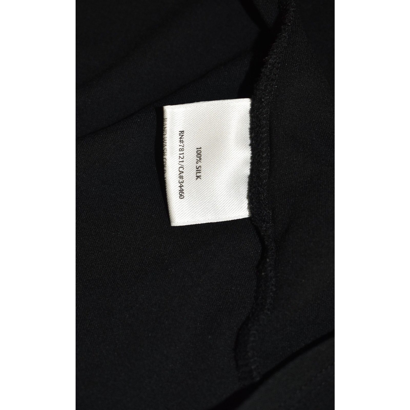 Eileen Fisher EILEEN FISHER Black Silk Round Neck Long Sleeve Top Size XL Size XL / US 12-14 / IT 48-50 - 4 Thumbnail