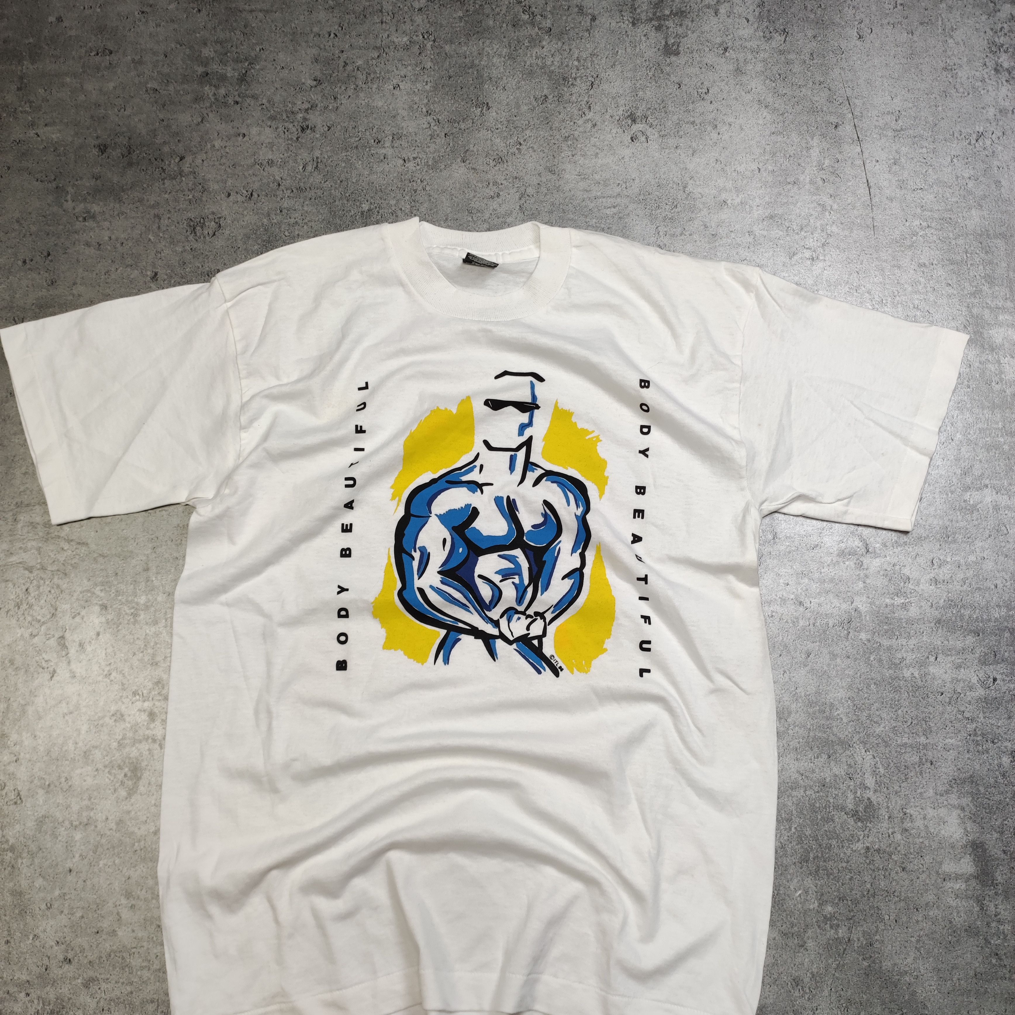 Vintage RARE 90s Vintage Body Beautiful 1986 Merch Promo Tee Size US L / EU 52-54 / 3 - 2 Thumbnail
