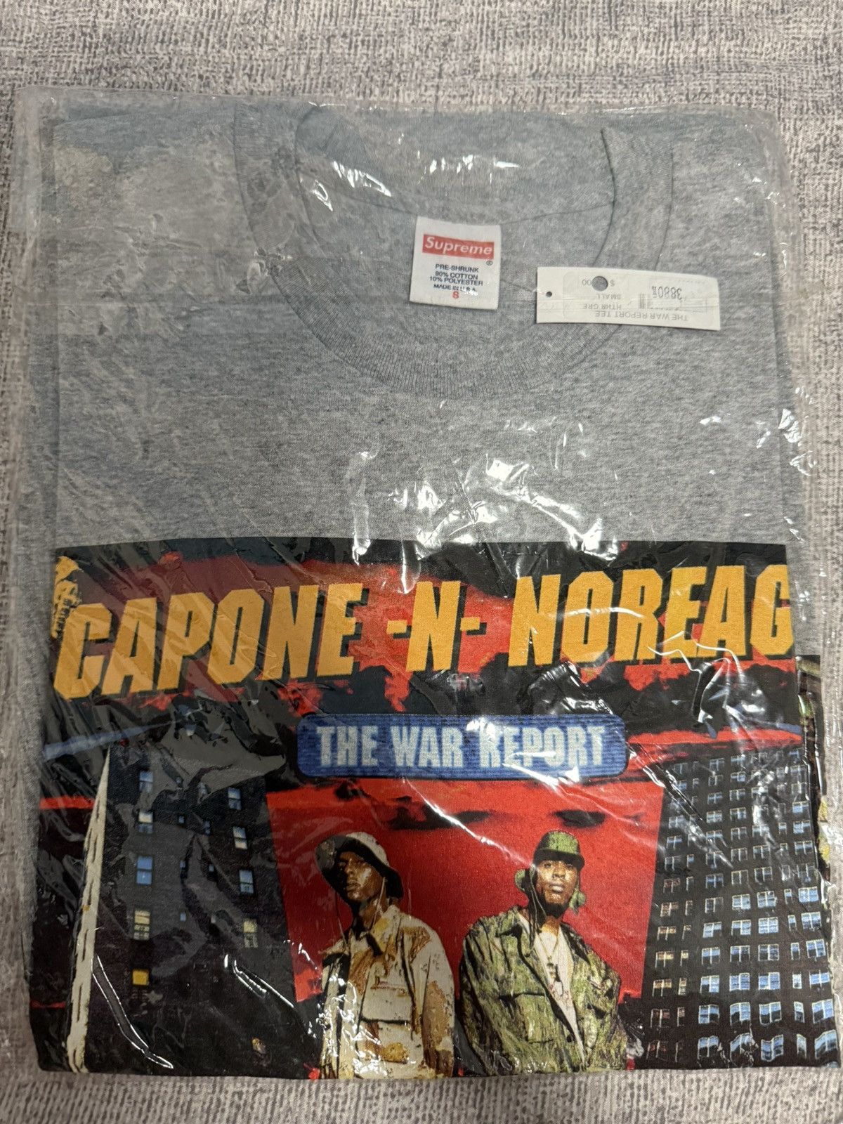 Supreme Supreme the word report cnn tee grey T-shirt Size US S / EU 44-46 / 1 - 1 Thumbnail