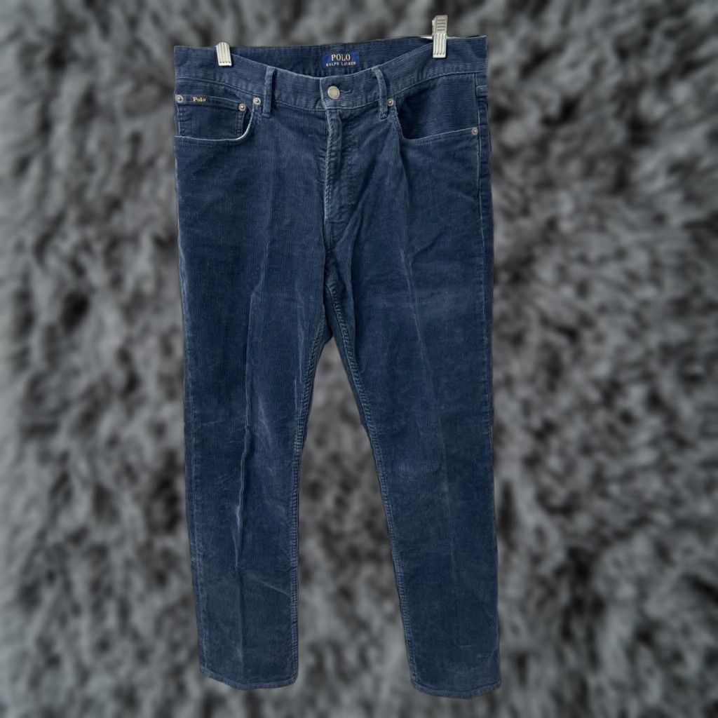 Polo Ralph Lauren Polo Ralph Lauren Corduroy Pants Mens Size 32x32 Blue Prospect Straight Trousers Size US XS / EU 42 / 0 - 1 Thumbnail