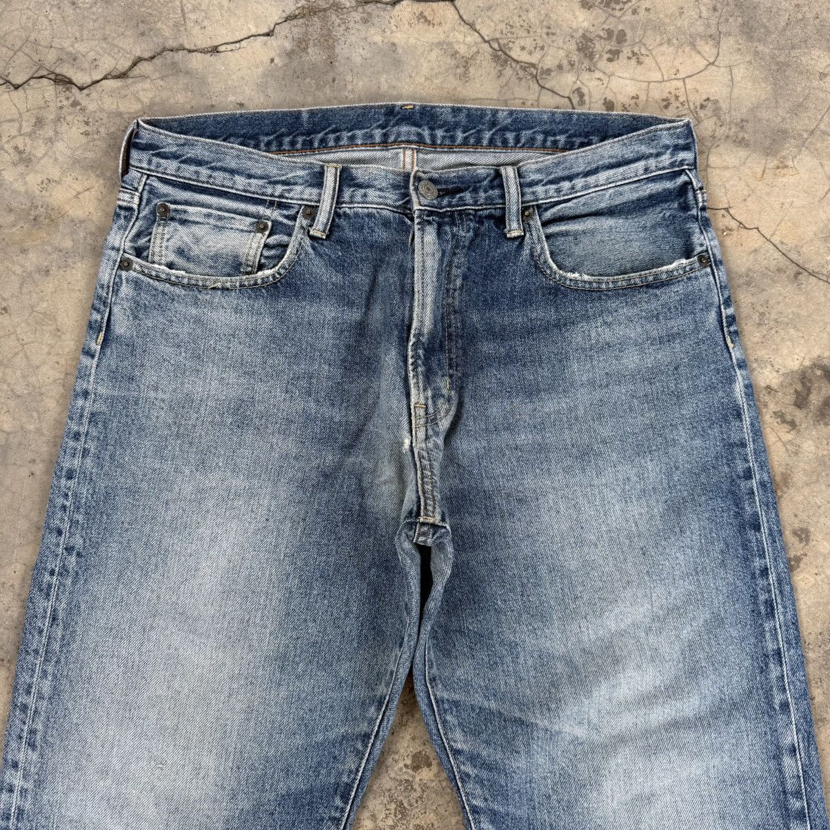 Japanese Brand VINTAGE JAPANESE FADED JEANS DENIM PANTS Size US 34 / EU 50 - 3 Thumbnail