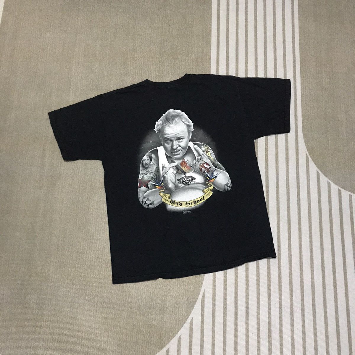 Vintage HARDNOX OLD SCHOOL ANTI EAST TEE Size US M / EU 48-50 / 2 - 1 Thumbnail