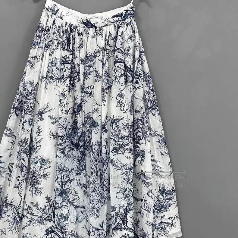Dior Dior New floral silk double-layer skirt Size 42" / US 20 - 3 Thumbnail