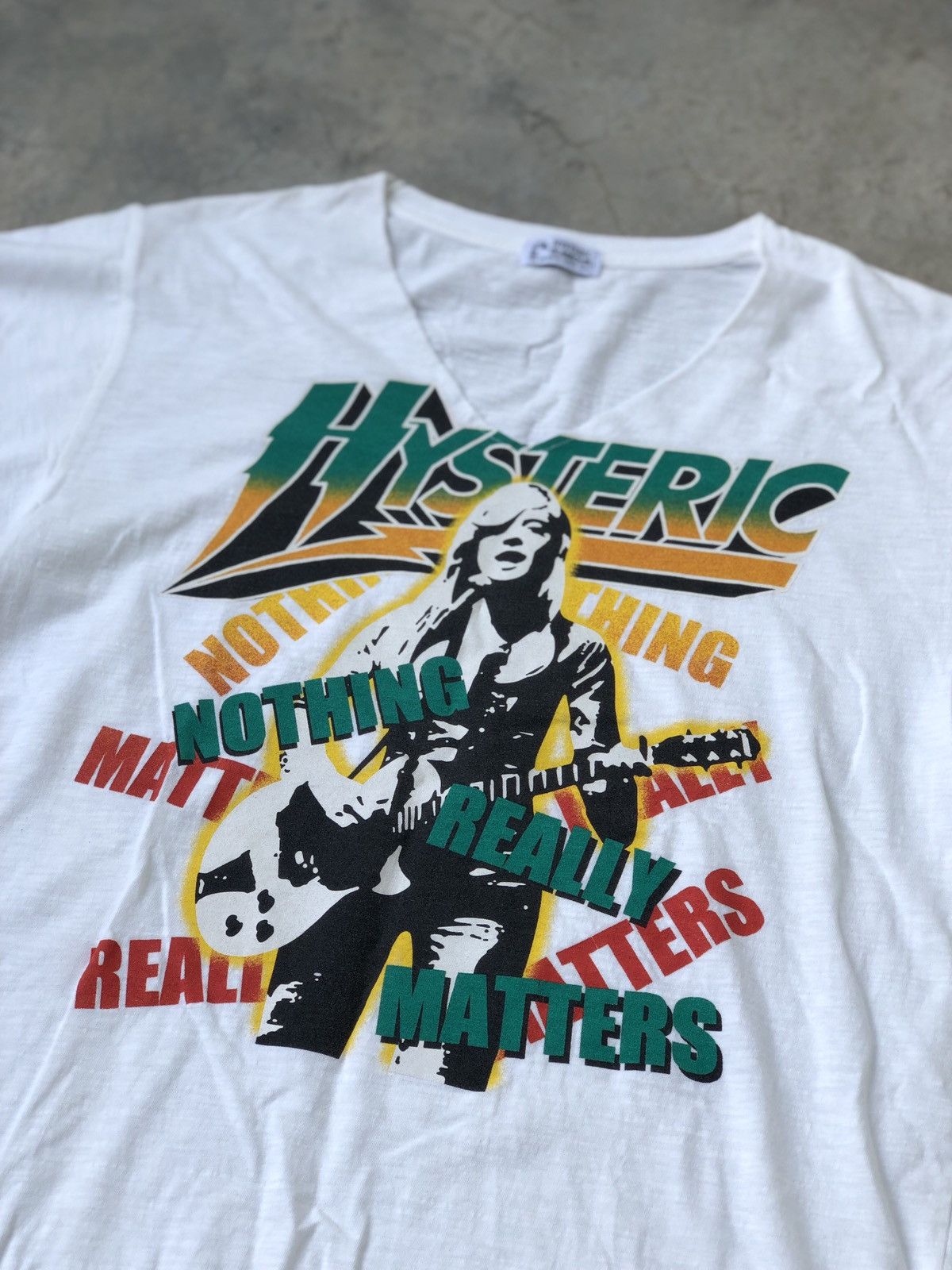 Hysteric Glamour Hysteric Glamour Girl Nothing Really Matter Rasta V Neck Size US L / EU 52-54 / 3 - 2 Thumbnail