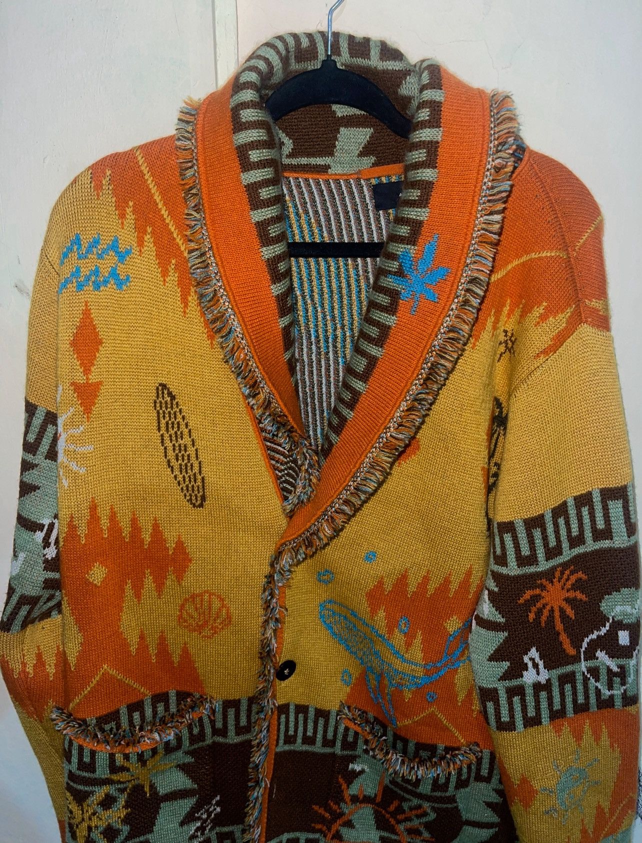 Alanui Alanui Cardigan Virgin wool Size US M / EU 48-50 / 2 - 1 Thumbnail