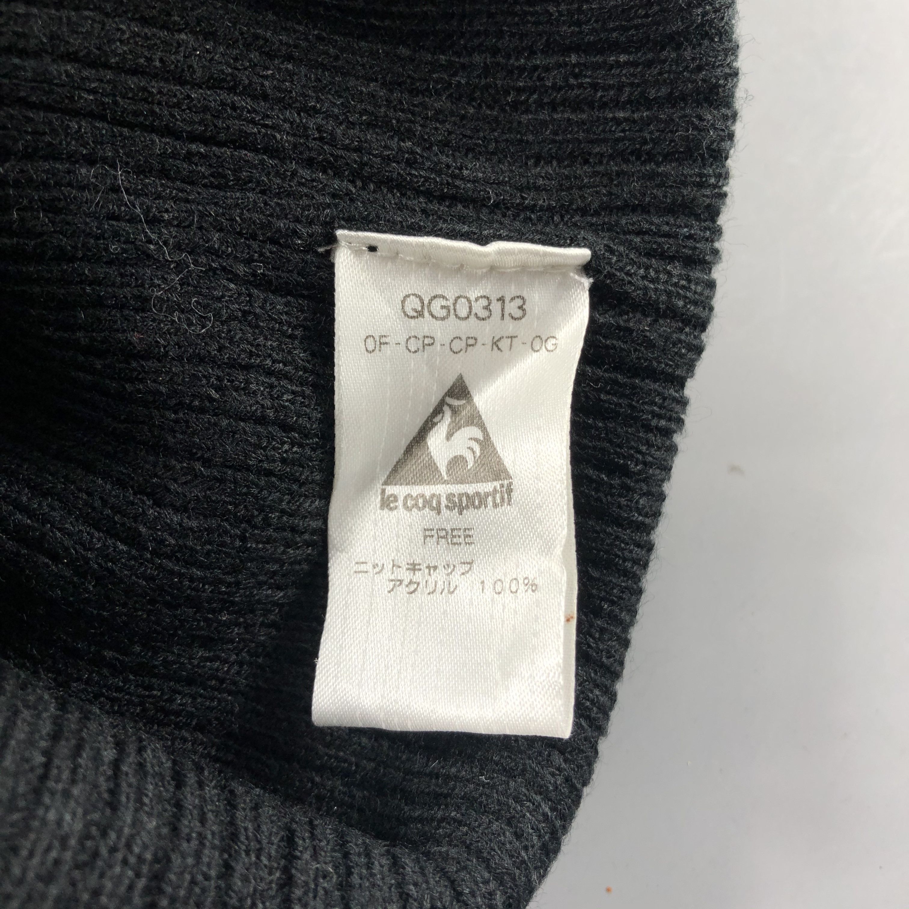 Le Coq Sportif × Vintage Le Coq Sportif Beanie Snow Hat Snow Cap -D344 Size ONE SIZE - 5 Thumbnail