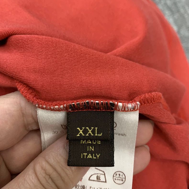 Louis Vuitton LV Red Pocket Logo Short Sleeve T-shirt-2505 Size US XXL / EU 58 / 5 - 4 Thumbnail