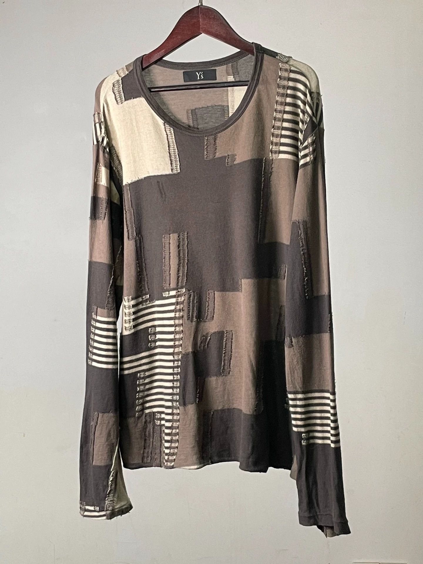 Yohji Yamamoto Yohji Yamamoto 18FW Color Blocked T-Shirt Size US M / EU 48-50 / 2 - 3 Thumbnail