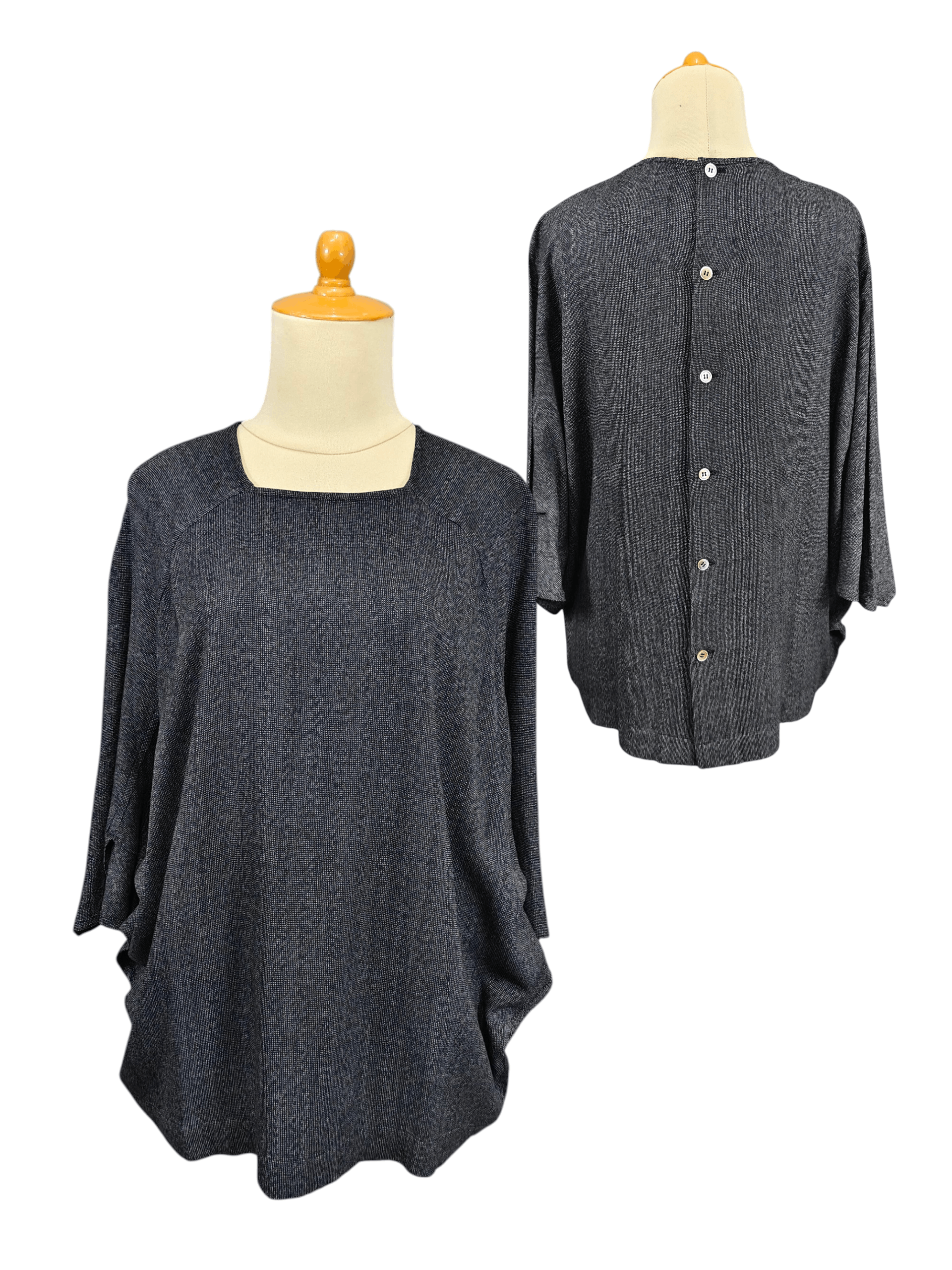 Comme des Garcons ARCHIVE📕90s CDG Oversized Batwing Dolman Rayon Top Size L / US 10 / IT 46 - 1 Thumbnail