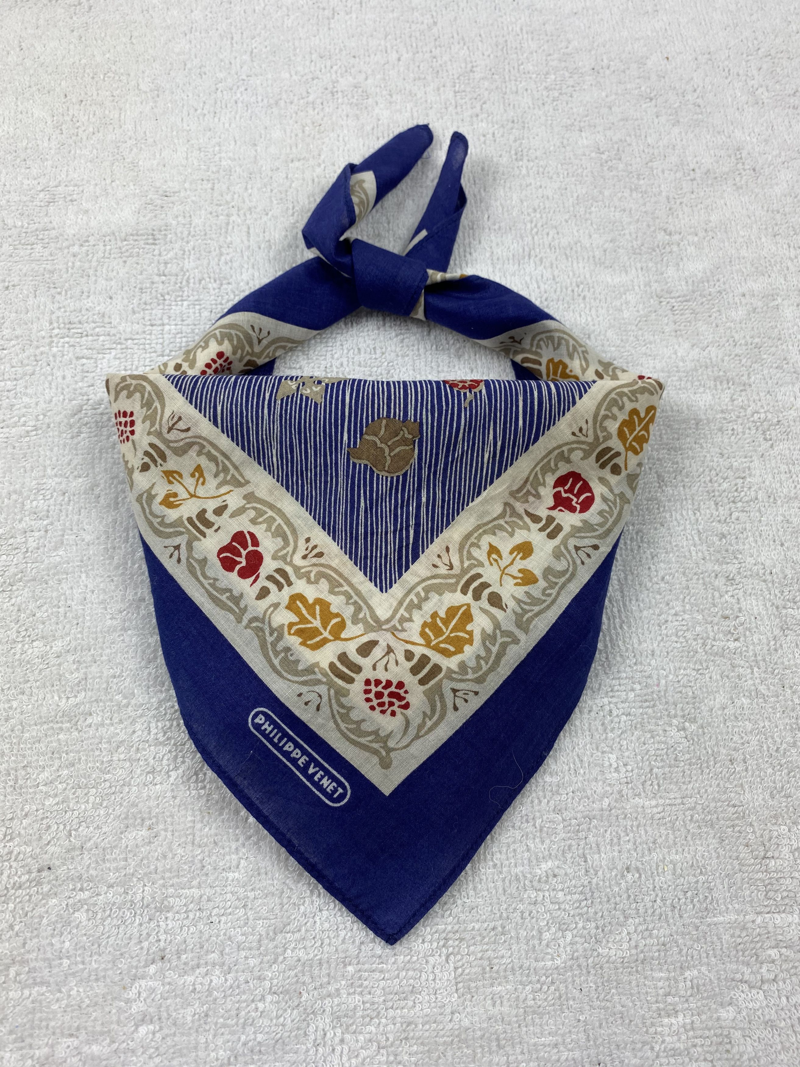 Vintage Philippe Venet Handkerchief / Bandana / Neckerchief Size ONE SIZE - 1 Thumbnail