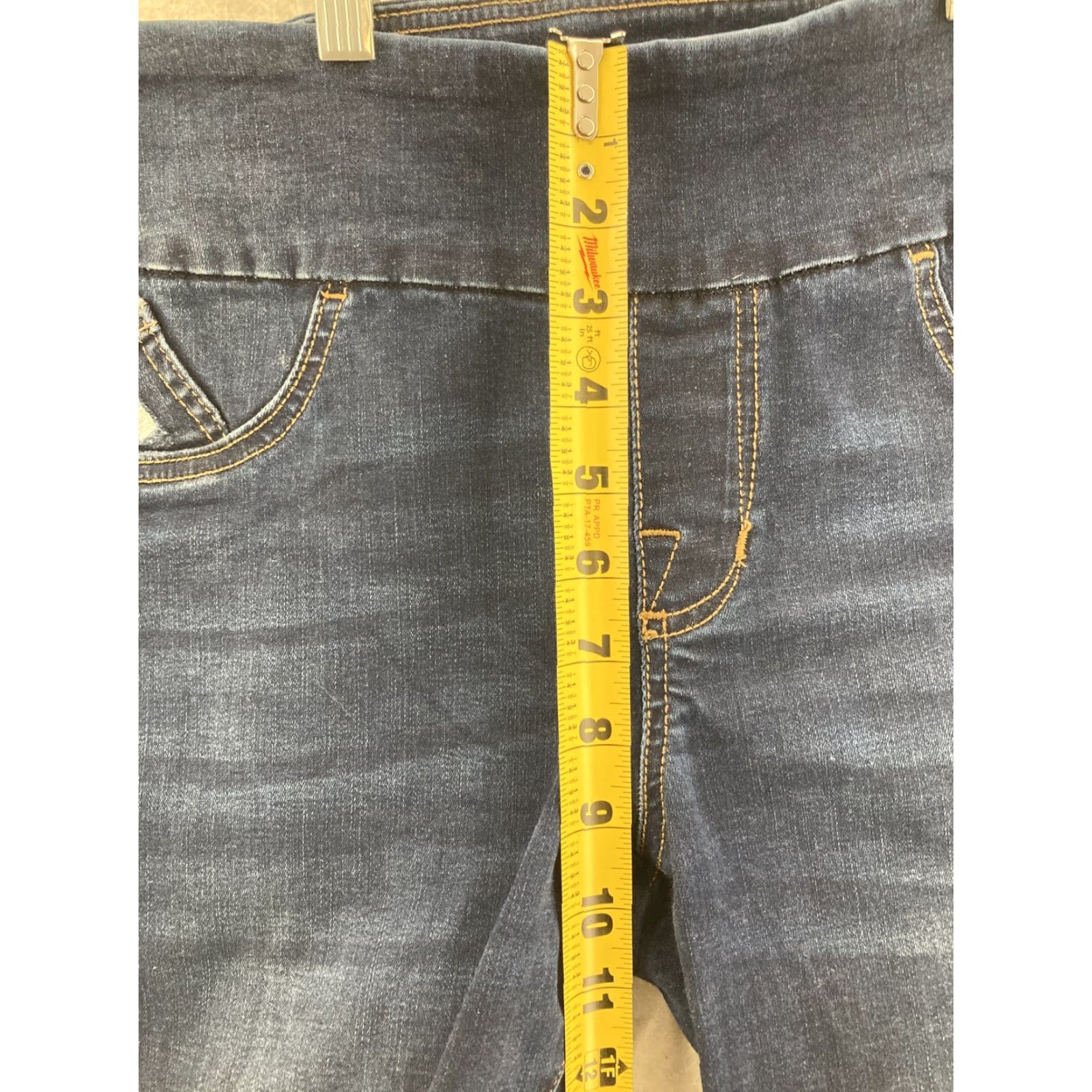 Vintage Rock & Republic Jeans Womens 32 x 29 Fever Pull On Slimming Denim Cure X Jeans Body Fit 80s 90s Designer USA Womens Size 24" / US 00 / IT 34 - 5 Thumbnail
