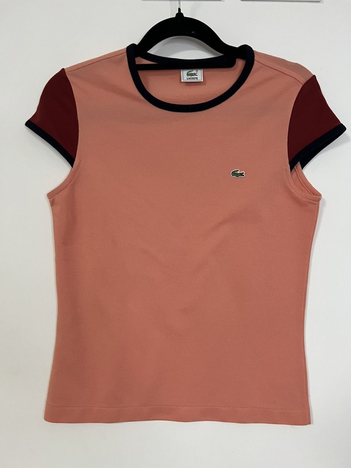 Lacoste Lacoste t-shirt S short sleeve orange Size S / US 4 / IT 40 - 1 Thumbnail