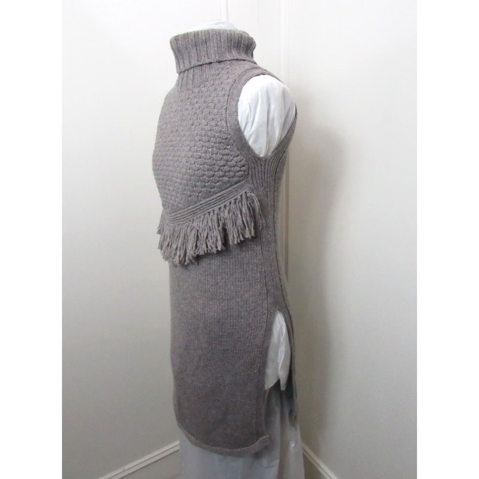 Anthropologie Anthropologie Nomad by Morgan Carper Wool Blend Grey Knit Dress Womens Size XS Size XS / US 0-2 / IT 36-38 - 6 Thumbnail