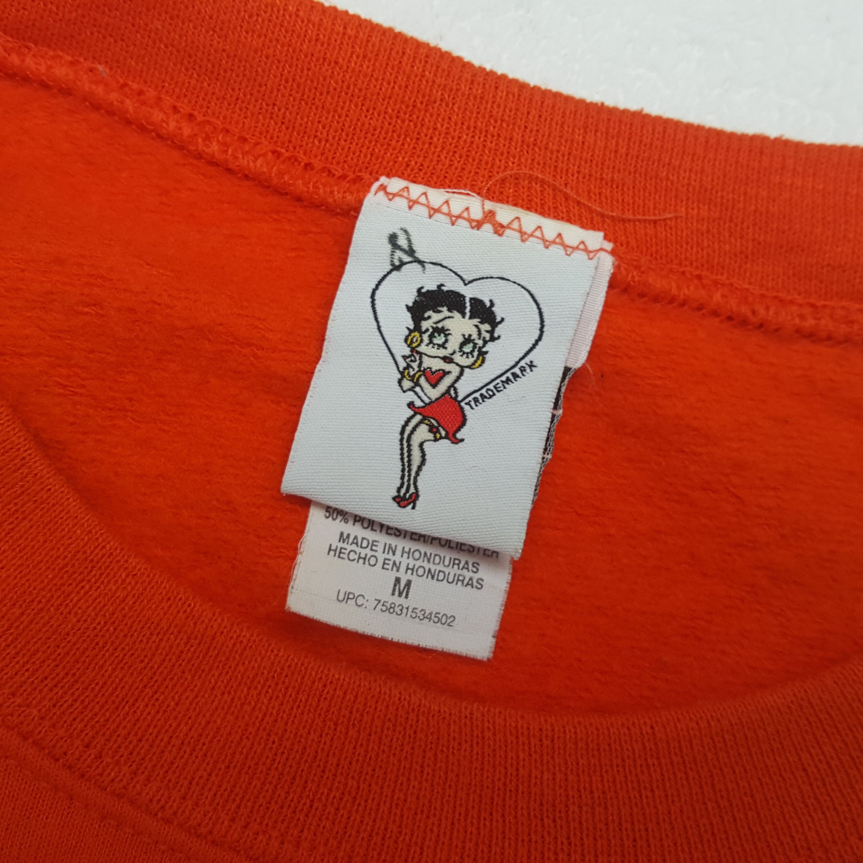 Betty Boop Halloween Style Vintage Sweatshirt RR5