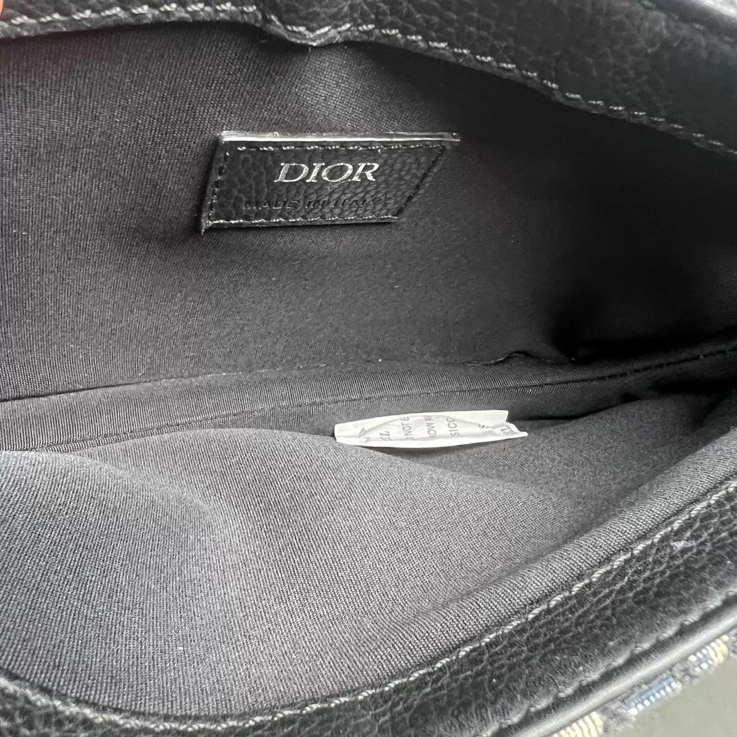 Dior DIOR Saddle Men's Beige/Black Crossbody Waist Bag Size ONE SIZE - 7 Thumbnail