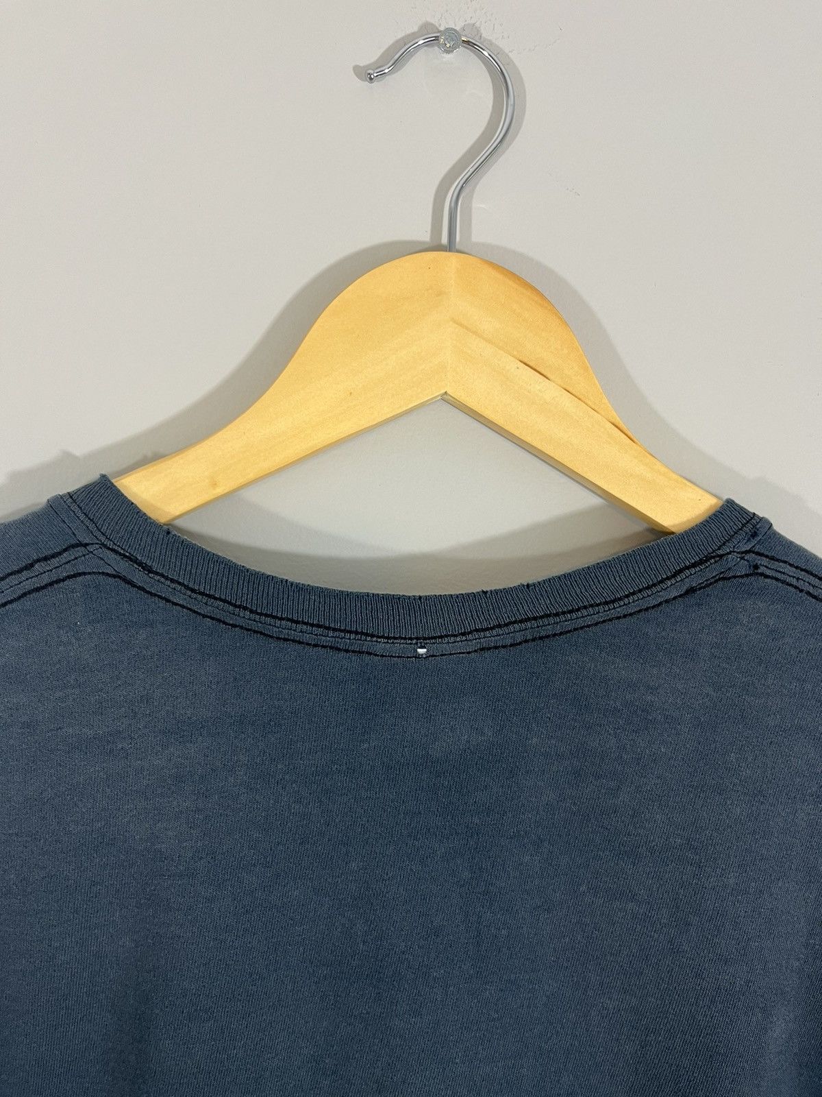 Other Thrashed Sun Faded Distressed Navy Tee Size US L / EU 52-54 / 3 - 11 Thumbnail