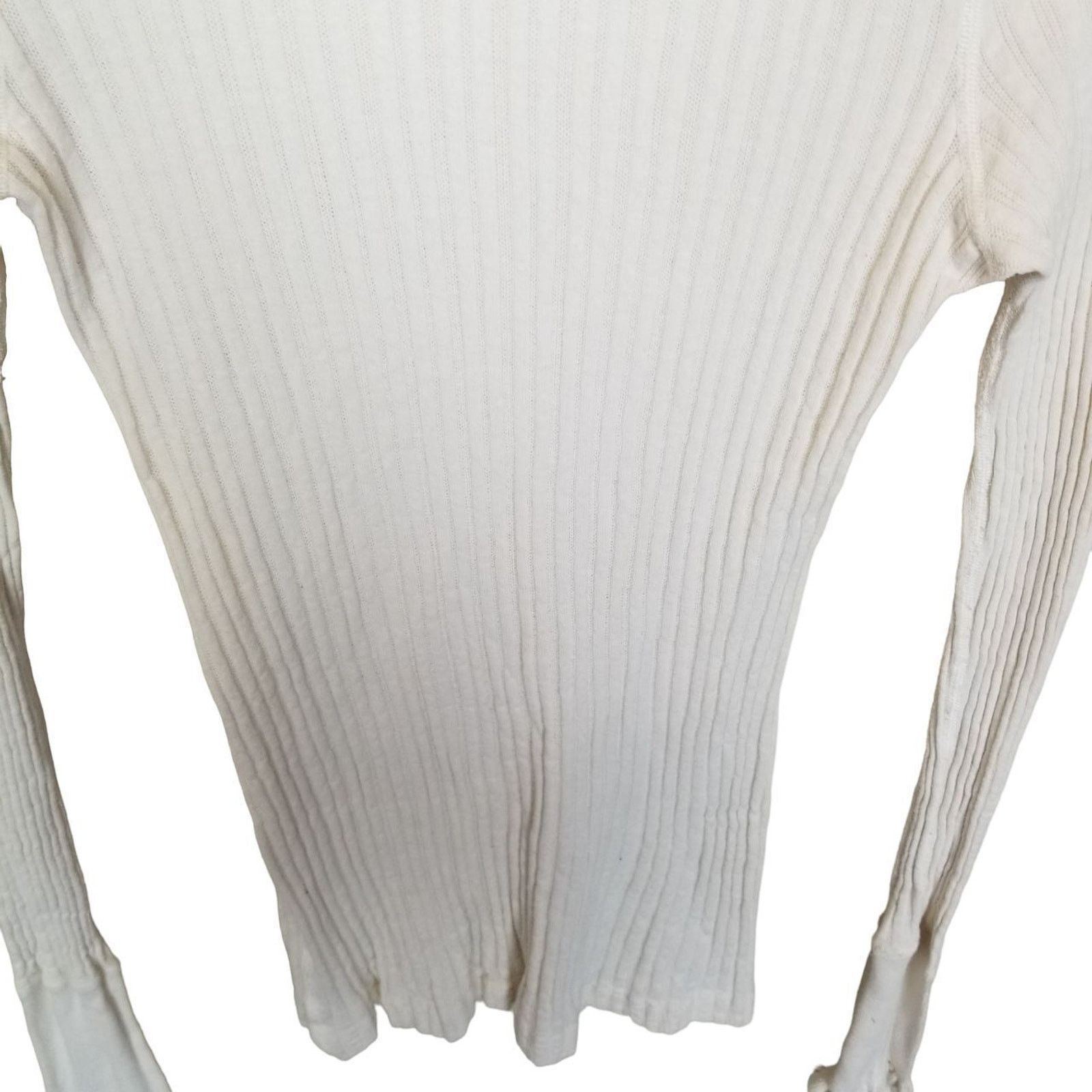 Free People Free People Women Turtleneck Sweater S Pullover Keyhole Boho Size S / US 4 / IT 40 - 3 Thumbnail