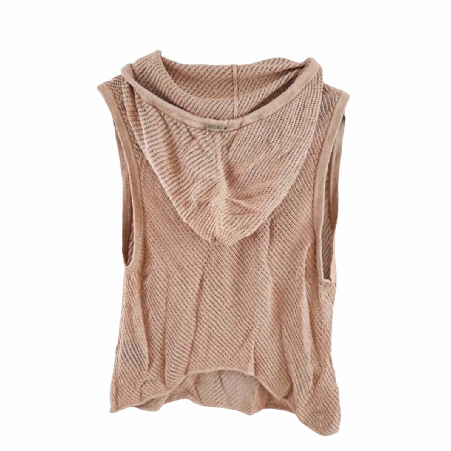 Cop Copine The Cop Copine Hooded Neutral Top Size ONE SIZE - 2 Thumbnail